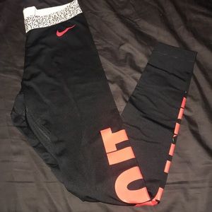 Black Dri-Fit Fleece Lined Nike Leggings